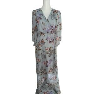 Bailey Blue Small Blue Flowing Maxi Dress